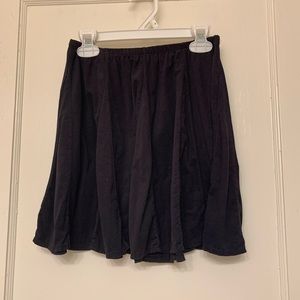 Brandy Melville black velvet skirt
